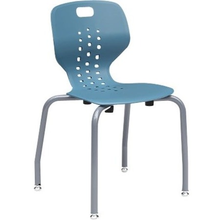 Paragon Furniture 14I 4 Leg Emoji Chair, Nylon Glide EMOJI-4L14-E-B
